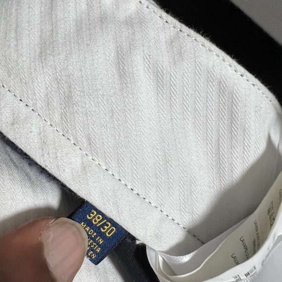 Polo Ralph Lauren Men's Stretch Slim Fit Chino Pants Navy Blue Size 38x30 - Picture 6 of 6